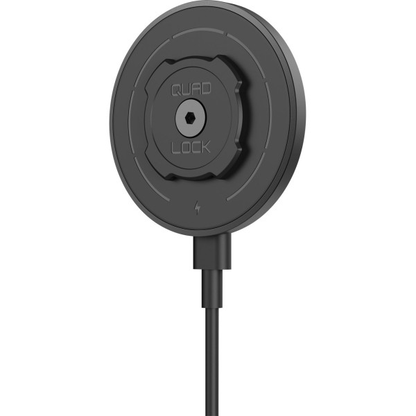 QUADLOCK TESTA CARICABATTERIE WIRELESS MAGNETICA BLACK