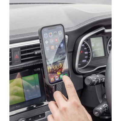 QUADLOCK TESTA CARICABATTERIE WIRELESS MAGNETICA BLACK