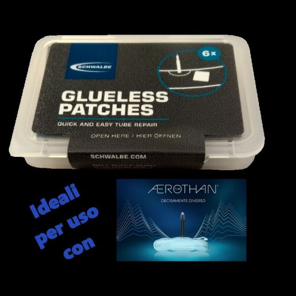 SCHWALBE PEZZE AUTOADESIVE AEROTHAN 6 PEZZI