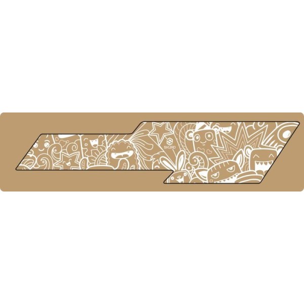 SKUAD PROTEZIONE BATTICATENA COMICS WHITE