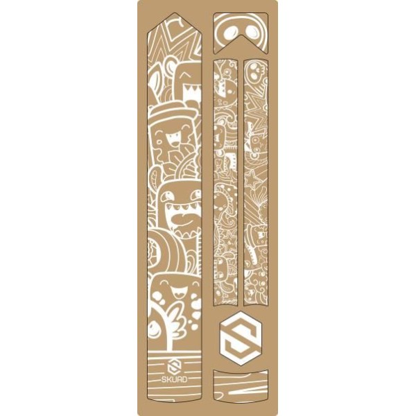 SKUAD PROTEZIONE TELAIO COMICS WHITE