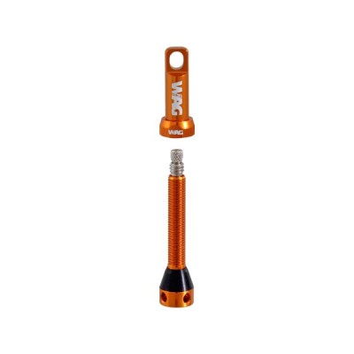 VAG COPPIA VALVOLE TUBELESS 44mm ARANCIO