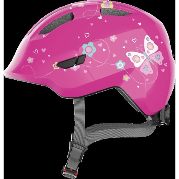 ABUS CASCO SMILEY 3.0 PINK BUTTERFLY