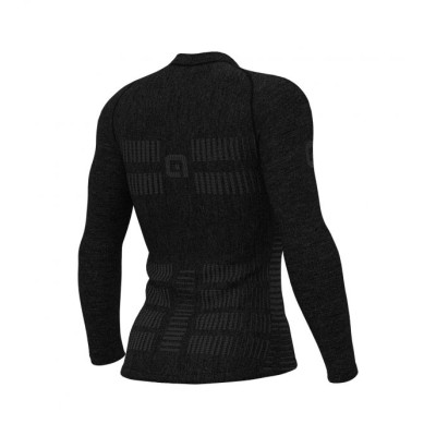 ALE SEAMLESS WOOL INTIMO MANICA LUNGA GRIGIO