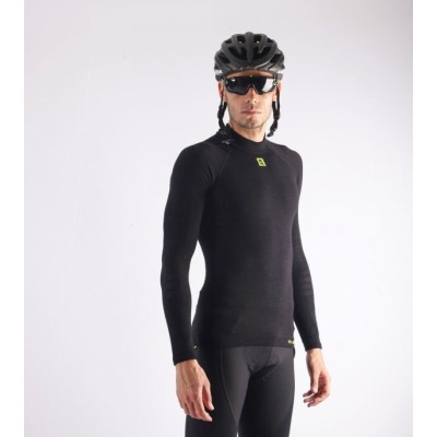 ALE SEAMLESS WOOL INTIMO MANICA LUNGA GRIGIO