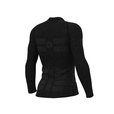 ALE SEAMLESS WOOL INTIMO MANICA LUNGA GRIGIO