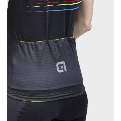 ALE MAGLIA M/C DONNA PRS LOGO NERO