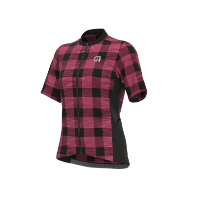 ALE MAGLIA M/C DONNA SCOTTISH ROSA