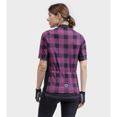 ALE MAGLIA M/C DONNA SCOTTISH ROSA