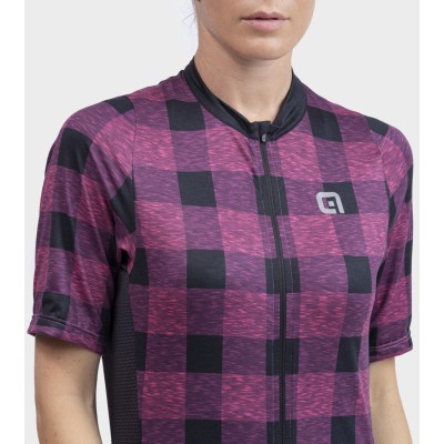 ALE MAGLIA M/C DONNA SCOTTISH ROSA