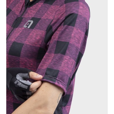 ALE MAGLIA M/C DONNA SCOTTISH ROSA