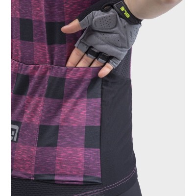 ALE MAGLIA M/C DONNA SCOTTISH ROSA