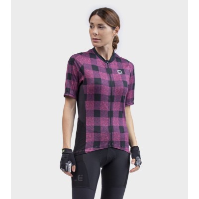 ALE MAGLIA M/C DONNA SCOTTISH ROSA