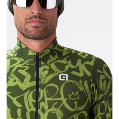 ALE MAGLIA SOLID RIDE VERDE-NERO UOMO