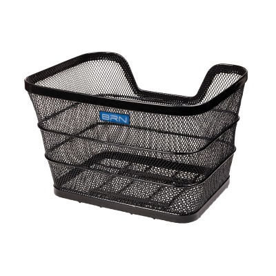 BRN CESTO ANTERIORE INTRECCIO RETTANGOLO NERO