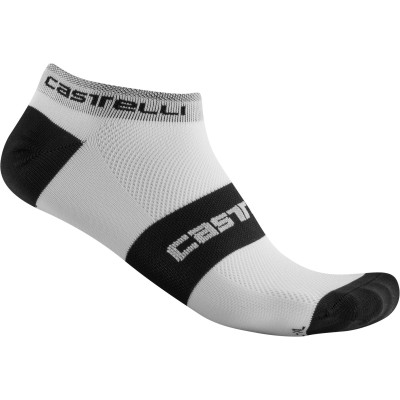 CASTELLI LOWBOY SOCK WHITE BLACK