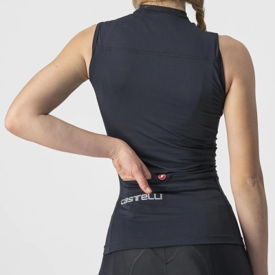 CASTELLI SOLARIS SLEEVLESS JERSEY BLACK