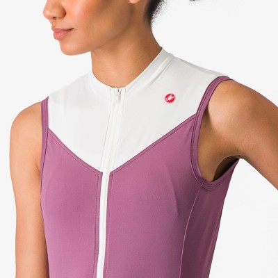 CASTELLI SOLARIS SLEEVLESS JERSEY DEEP PURPLE