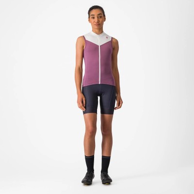 CASTELLI SOLARIS SLEEVLESS JERSEY DEEP PURPLE