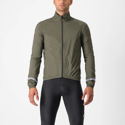 CASTELLI EMERGENCY 2  RAIN JKT MILITARY GREEN