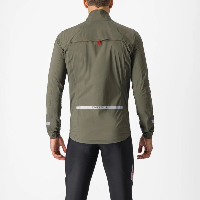 CASTELLI EMERGENCY 2  RAIN JKT MILITARY GREEN