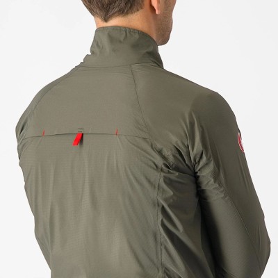 CASTELLI EMERGENCY 2  RAIN JKT MILITARY GREEN