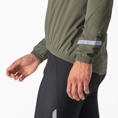 CASTELLI EMERGENCY 2  RAIN JKT MILITARY GREEN