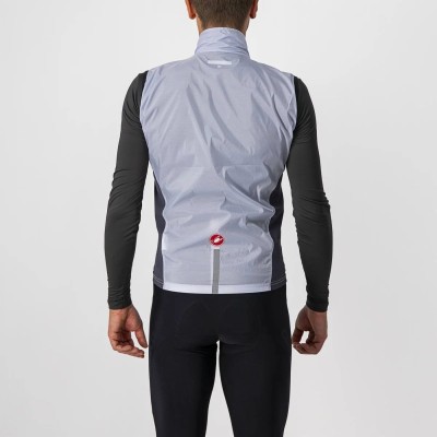 CASTELLI SQUADRA STRETCH VEST SILVER GRAY DARK GRAY