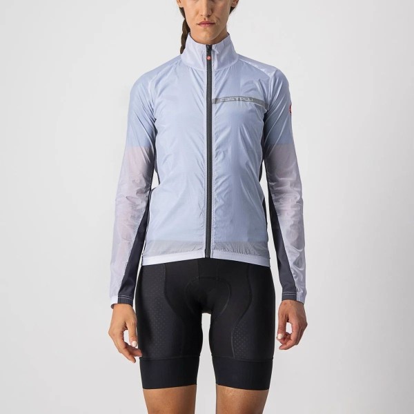 CASTELLI SQUADRA STRETCH W JACKET SILVER GRAY
