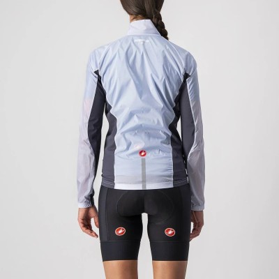 CASTELLI SQUADRA STRETCH W JACKET SILVER GRAY