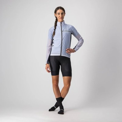 CASTELLI SQUADRA STRETCH W JACKET SILVER GRAY