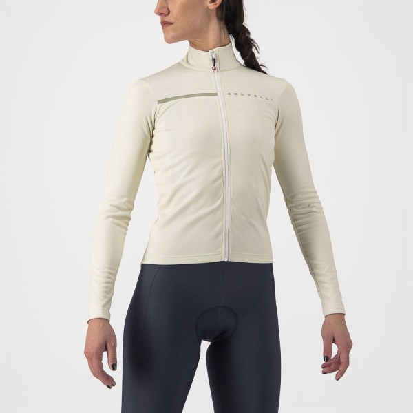 CASTELLI SINERGIA 2 JERSEY FZ CHALK/GREEN TEA