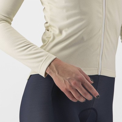 CASTELLI SINERGIA 2 JERSEY FZ CHALK/GREEN TEA