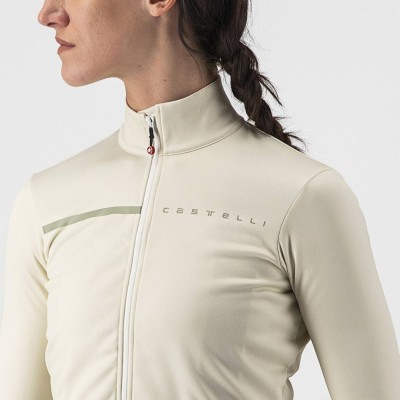 CASTELLI SINERGIA 2 JERSEY FZ CHALK/GREEN TEA