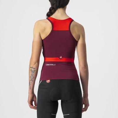 CASTELLI SOLARIS TOP BORDEAUX RED
