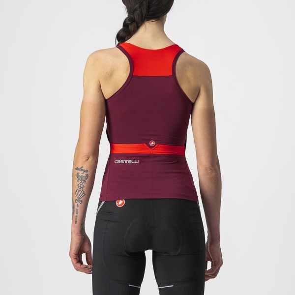 CASTELLI SOLARIS TOP BORDEAUX RED