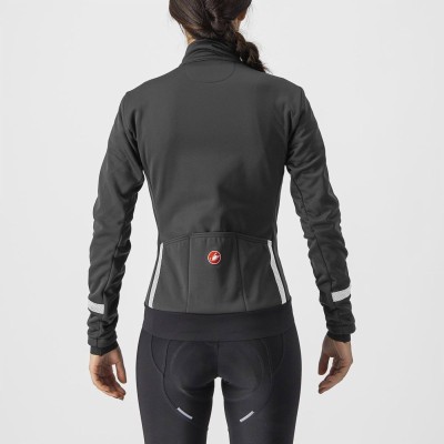 CASTELLI DINAMICA 2 JACKET LIGHT BLACK/WHITE REFLEX