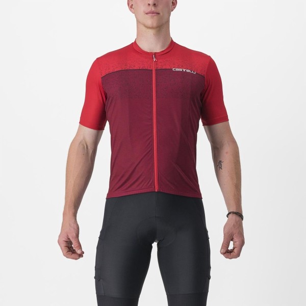 CASTELLI UNLIMITED ENTRATA JERSEY DARK RED BORDEAUX