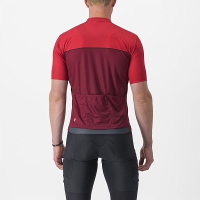 CASTELLI UNLIMITED ENTRATA JERSEY DARK RED BORDEAUX