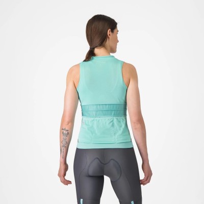 CASTELLI ANIMA 4 SLEEVELESS POOL BLUE