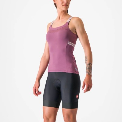 CASTELLI BAVETTE TOP DEEP BORDEAUX DEEP PURPLE