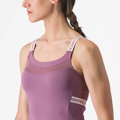 CASTELLI BAVETTE TOP DEEP BORDEAUX DEEP PURPLE