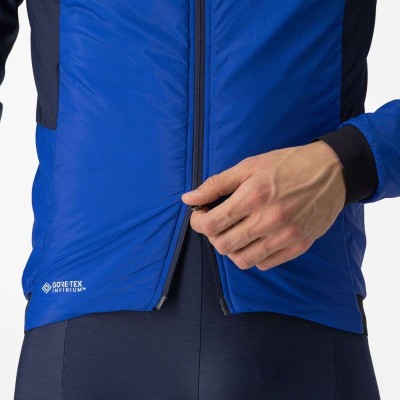 CASTELLI FLY THERMAL JACKET VIVID BLUE BELGIAN BLUE