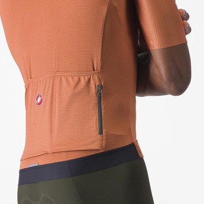 CASTELLI ESPRESSO JERSEY MOCHA DARK GREY