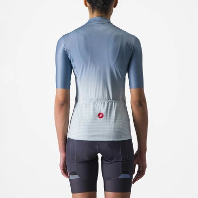 CASTELLI SALITA JERSEY STEEL BLUE WINTER SKY ELETTRIC