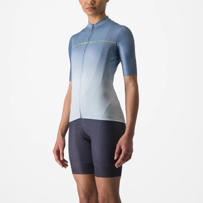 CASTELLI SALITA JERSEY STEEL BLUE WINTER SKY ELETTRIC
