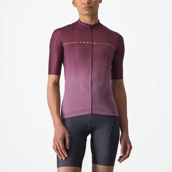 CASTELLI SALITA JERSEY DEEP BORDEAUX DEEP PURPLE IVORY