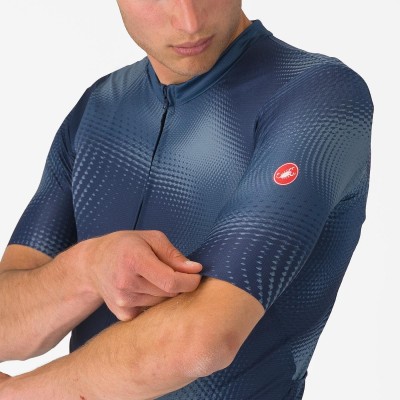 CASTELLI VORTICE JERSEY BELGIAN BLUE/LIGHT STEEL BLUE