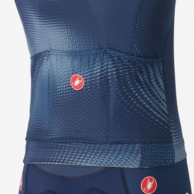 CASTELLI VORTICE JERSEY BELGIAN BLUE/LIGHT STEEL BLUE