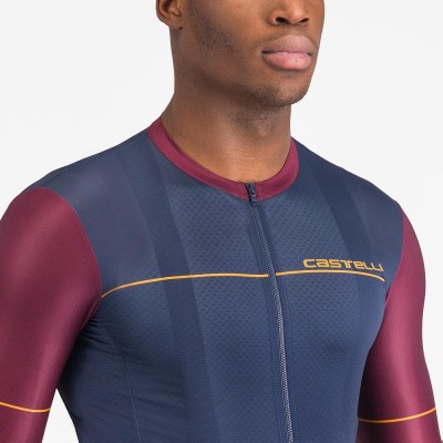 CASTELLI UNLTD JERSEY BELGIAN BLUE/DEEP BORDEAUX-VIV